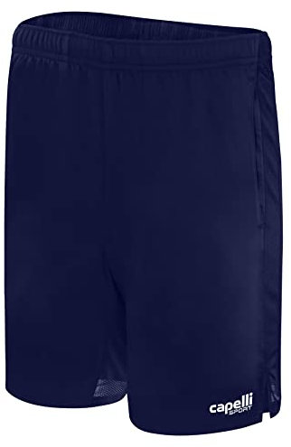 Capelli Sport Herren Woven Shorts, Marineblau/weiß, Medium