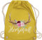Turnbeutel Rucksack - Kompatibel mit Oktoberfest Tasche - Herzmadl - Unisize - Gelb - mitbringsel aus bayern trachtenrucksack bayrische madl beutel trachtentaschen bayrisch hirsch stoffrucksack