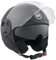 BHR Casco Jet Doppia Visiera 830 FLASH, Casco Scooter Omologato ECE 22.06, Casco Moto Jet Leggero & Confortevole con Visiera Interna Parasole, Nero Opaco, XS