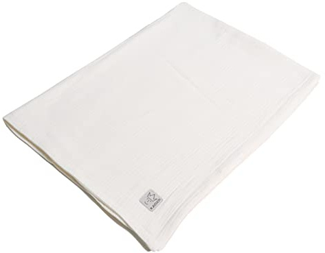 Kaiser 65311301 Muslin Summer Blanket, 100% Baumwolle/Musselin, atmungsaktive Babydecke, Ganzjährig, Neugeborene, Kinderwagendecke, Babyschalendecke, Fb. vanille Ice