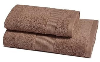 ZUCCHI Solotuo - Set Asciugamani Da Bagno Viso e Bidet, Spugna di Cotone 560 gr Coppia Asciugamani da Bagno Grande con Ospite - Glace 1530