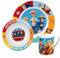 Sam le pompier Service de petit-déjeuner pour enfant 3 pièces Assiette, bol et tasse en porcelaine