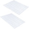 OTHWAY 2 Pcs Kitchen Sink Mats, PVC Sink Mat Protector for Stainless/Porcelain Steel Sink, 40 x 30 cm XL Mats for Kitchen Sink