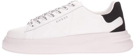 Scarpe uomo Guess sneaker Elba pelle white/ black US25GU03 FMPVIBSUE12 41