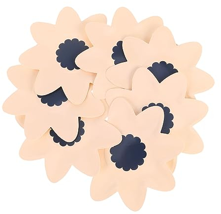 MAGICLULU Juego De 16 Platos De Papel Gruesos Y Resistentes Para Fiestas Platos Desechables Con Forma De Flores Para Eventos Decorativos