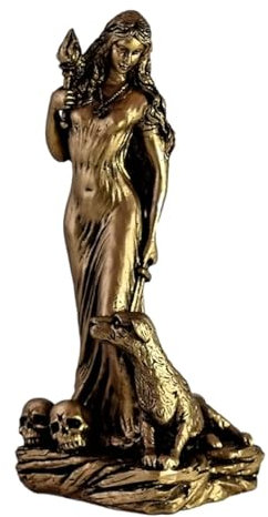 Statue Statue Figur Skulptur - Tragbare Harz Hexe Spirituelle Figur für Balkone, Häuser, Innenhöfe, Fensterbänke