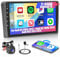 Upgrade Android Car Radio for Audi A3 S4 RS4 8E B6 B7 2003-2012-2+64G Car Stereo with Wireless Carplay Android Auto-9'' IPS Touch Screen Bluetooth Radio for Audi A3-WiFi GPS EQ SWC FM RDS Dual USB