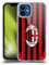 Head Case Designs Licenza Ufficiale AC Milan Home Kit per Stemma 2024/25 Custodia Cover in Morbido Gel Compatibile con Apple iPhone 12 / iPhone 12 PRO