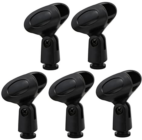 JOINPAYA Microphone Clips Mic Holders Clips Spring for Microphone Arm Desk Mount Streaming Mic Recording Wireless