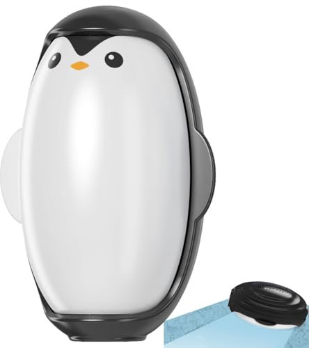 Pinguin Wiederverwendbare Fusselrolle - Abwaschbar, Für Tierhaare Und Kleidung, Hair Remover Roller, Fusselentferner (Schwarz)