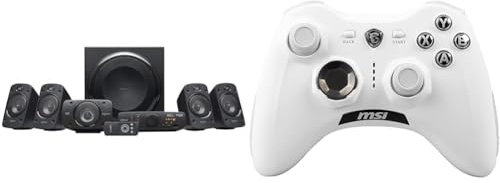 Logitech Z906 5.1 Sound & MSI Force GC30 V2 White Kabelloser