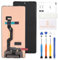 LADYSON Pantalla LCD para Moto Edge 50 Fusion Pantalla de Repuesto para Motorola Moto Edge 50 Fusion LCD Pantalla Táctil Digitizer Asamblea Piezas de Reparación con Herramientas (6.7 Negro)
