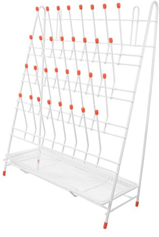 LIGIGWASH Soporte De Secado De Cristalería De Laboratorio Ranuras para Tubos De Escurridor para Secado y Almacenamiento Reducidos