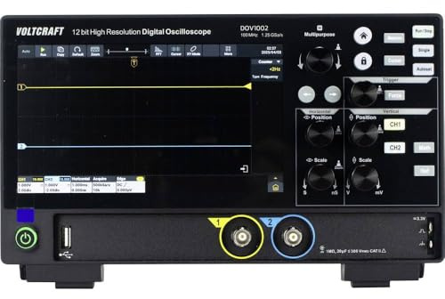 VOLTCRAFT DOV1002 Digital-Oszilloskop 100 MHz 2-Kanal 1.25 GSa/s 50 Mpts 12 Bit Digital-Speicher (DSO) 1 St.