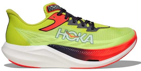 Hoka Unisex Erwachsene Rocket X 3, Neon Yuzu/Tintenfisch Tinte, 9.5 Women/8.5 Men