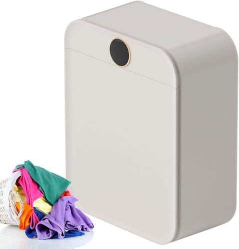 Sèche-linge compact à évacuation, petit sèche-linge de 8 L, mini-essoreuse de 250 W avec écran tactile intelligent, minuterie et 2 réglages de température, séchage délicat