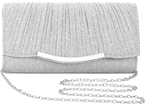 UBaymax Glitzer Pailletten Clutch Damen,Abendtasche Handtasche,Umschlagtasche
