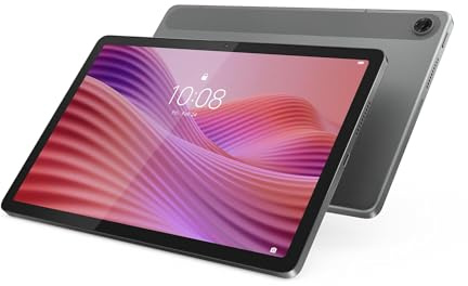 Lenovo Tab 10.1 WUXGA Touchscreen Tablet, MediaTek Helio G85 Processor, 4GB RAM, 128GB Storage, Dual Speakers, Android, Luna Grey (ZAEH0169GB)