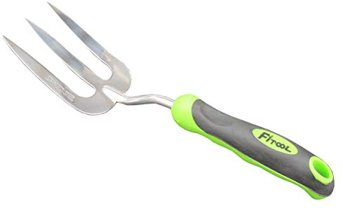 Forchetta/diserbo da giardino in acciaio inox 3T 3T – Premium Garden Hand Weeder Fork – Lama in acciaio inox lucidatura a specchio – con morbido manico ergonomico bicolore