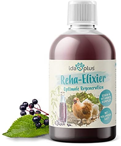 Ida Plus – ReVital 500ml – zur Fütterung nach Anti Milben & Wurmkur Behandlung – optimale Regeneration nach Milben-, Wurm- & Kokzidienbefall bei Hühnern & Geflügel – mit Eisen & Vitamin B-Komplex