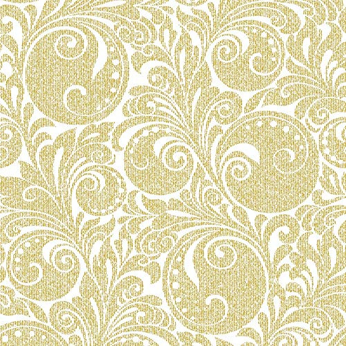 Mank Airlaid-Servietten 40x40 cm | Premium Einweg-Serviette | textilähnlich und saugstark | perfekt für Weihnachtsfeiern & für die Adventszeit | Weihnachtsservietten | 50 Stück | Jordan (Gold)