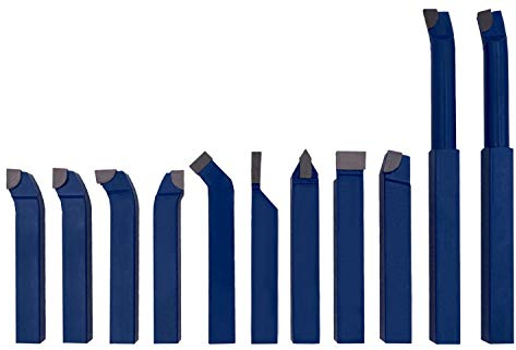 Paulimot - Set di 11 scalpelli con piastre in metallo duro P30, DIN 4976, 14 mm