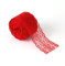 Spitzenband, 4,5cm Breite Blumenspitzenbesatz Elastische Spitze für Brauthochzeitsdekoration Weihnachtspaket DIY Nähen - 10M(Rot)