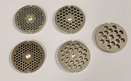 Générique Plaque Grille INOX pour Tous hachoirs n°10-12 (4mm, INOX)