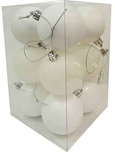 Box Kombi-Kugeln, 6 Stück, 12 Weihnachtsdekoration