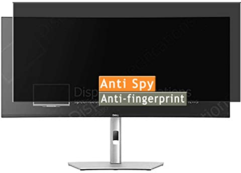 Vaxson Anti Spy Schutzfolie kompatibel mit Dell UltraSharp U3423WE 34 Monitor Display folie folien Displayschutzfolie （ nicht Panzer Schutz Glas folie SchutzGlas nicht PanzerGlas ）