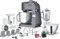 Sencor Küchenmaschine, multifunktional, Premium, Küchenmaschine, robust, Vollmetall, Motor 1500 W, leistungsstark, mit LED-Beleuchtung, leise, Smart Power-Funktion, mit komplettem Zubehör und Mahlwerk