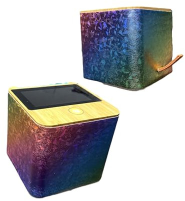 Zaunkoenigdesign Tigerbox Touch Tasche, Bumper, Gurtband mit Namensfeld (Bezug Metallic Kristall)