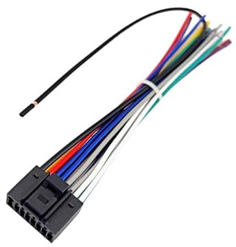 Goodsby Harness Wire Replacement for JVC Car Radio KD-AR959BS KD-R300 KD-R320 KD-R330 KD-R370 KD-R660 KD-R960BTS KD-R980BTS KD-S19 KD-X50BT KW-AV50 KW-AV70BT KW-R500 KW-R920BTS KW-V120BT KW-V21BT