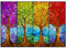 Buntglas-Puzzles für Erwachsene, 1000 Teile, Baum des Lebens, Puzzles mit vier Jahreszeiten, buntes Mosaik-Pflanze, unmöglich, herausfordernd, hartes Puzzle