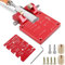 Chisel Honing Guide System Adjustable Chisel Sharpening Jig with Sharpening Angle Fixture and Angle Gauge, Chisel Sharpening Kit for Woodworking 5/32inch-3inch Chisels and Planes(red)