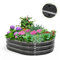 KING BIRD Raised Garden Bed Quick Assembly Galvanized Planter Garden Box Outdoor for Gardening, Vegetables, Flowers, 4x2x1 ft, Dark Grey