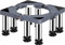XAoSCd Base De Soporte para Lavadora Base Multifuncional para Lavadora Base De Soporte Ajustable para Secadora Y Refrigerador Largo/Ancho 40-65 Cm Contenedor Exterior para Plan,8legs-24-27cm