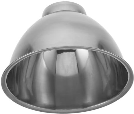 jojofuny Straßenlaternenschirm Lampenschirm Aus Aluminium Lampensockel Basis Nachtbasis Einrichtungsdekoration Außendekoration Nachttischlampensockel Laserdekoration Silver Rostfreier Stahl