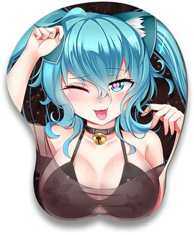 ELLENNE - 3D-Mauspad aus Gel mit Handgelenkstütze - Gaming, Manga, Anime, Japan, Japan (Design 13)