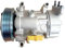 Per compressore AC compatibile con Peugeot 307 206 / CITROEN C2 C3 BERLINGO aria condizionata auto 9655191680 9671456680 6453XJ 6453QG 6453QE 6453QH