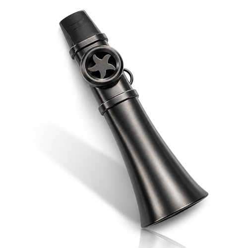 Kazoo Instrument, Instruments à Vent pour Musique, Sonorité Vibrante et Originale, Ajustable Kazoo Portable, Accessoire Musical pour Guitare, Ukulélé, Piano et Autres Instruments