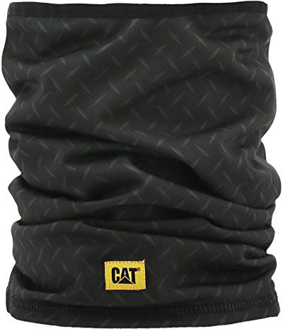 Caterpillar Neck Warmer Diamond Plate Black