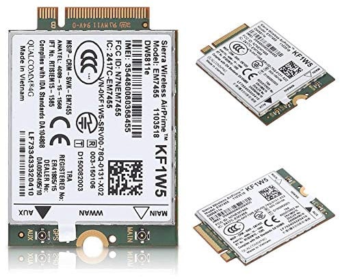 Goshyda EM7455 4G LTE-Modul, drahtloses Ersatz-EM7455 für DW5811e Qualcomm 4G LTE WWAN NGFF-Kartenmodul