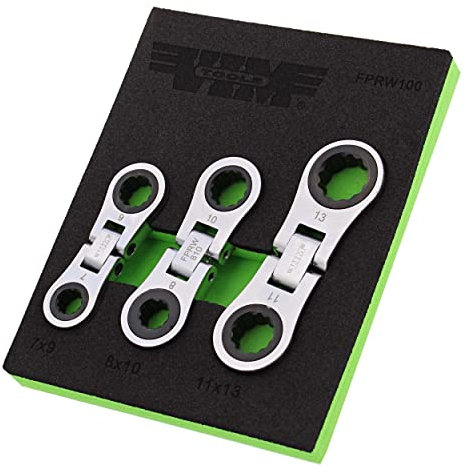 Vim Tools FPRW100 Nano Flex ratcheting Wrench Set