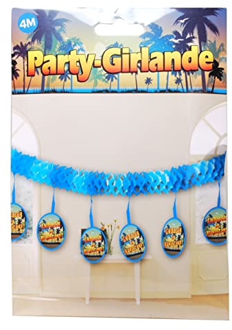 Party-Girlande Endlich im Ruhestand, Papier, 4 m lang