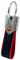 Quattroerre Porte-clés Fiat Carbon Rouge, Logo Rouge Vintage Officiel, multicolore, Taille Unique