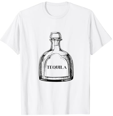 Tequila Bottle Halloween Costume Matching Couples Mens Women T-Shirt