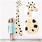 GADNIA Wachstumstabelle aus Holz für Kinder, Jungen und Mädchen, niedliche Giraffe, individuelle Höhentabelle, Messlineal für Wand, Kinderzimmer, Kinderzimmer, Dekoration, Wandkunst