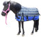 Gallopoff 600D Ripstop Wasserdicht Atmungsaktiv Mini Pferd Pony Pferde Führmaschinendecke Blueplaid 39