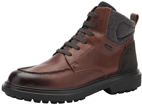 Geox Boys' U Faloria B AbxAnkle Boot, Coffee, 11 UK